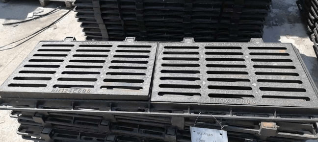 新州镇球墨铸铁连体双篦展示